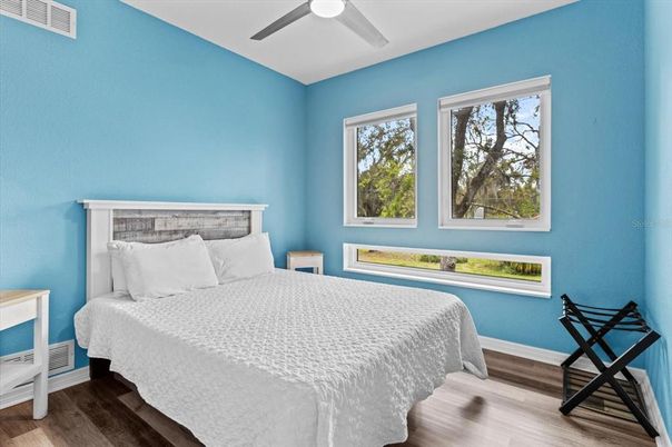 Bedroom, Interior, Wood Texture Flooring