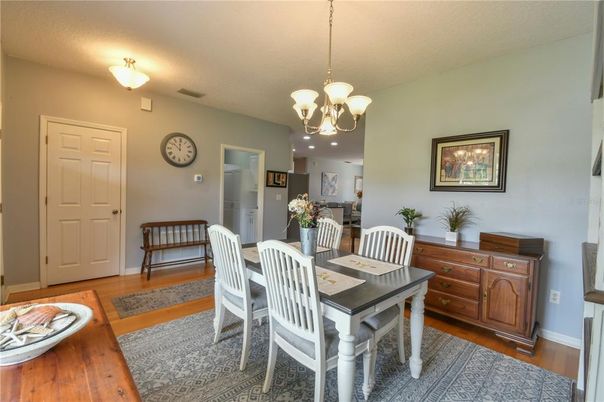 Chandelier, Dining room, Interior, Kitchen, Wood Texture Flooring