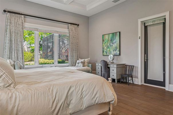 Bedroom, Interior, Wood Texture Flooring