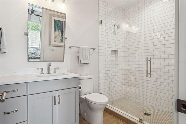 Bathroom, Glass Shower, Interior