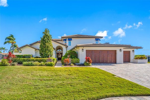Attached, Backyard, Exterior, Facade, Mediterranean