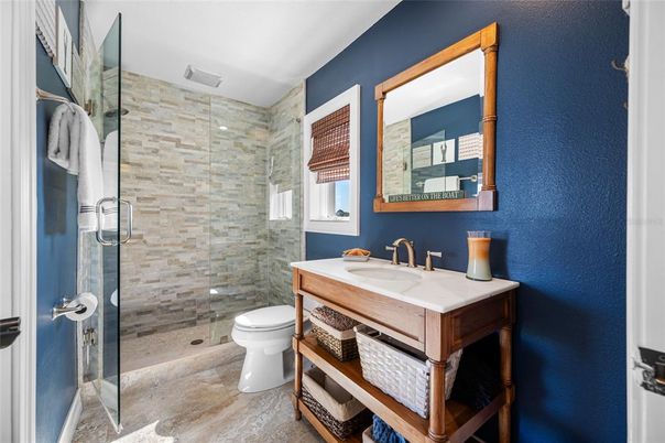 Bathroom, Glass Shower, Interior