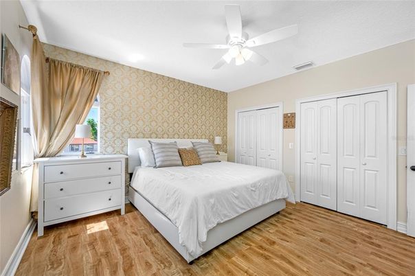Bedroom, Interior, Wood Texture Flooring