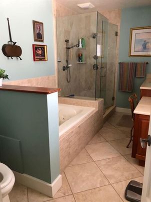 Bathroom, Glass Shower, Interior