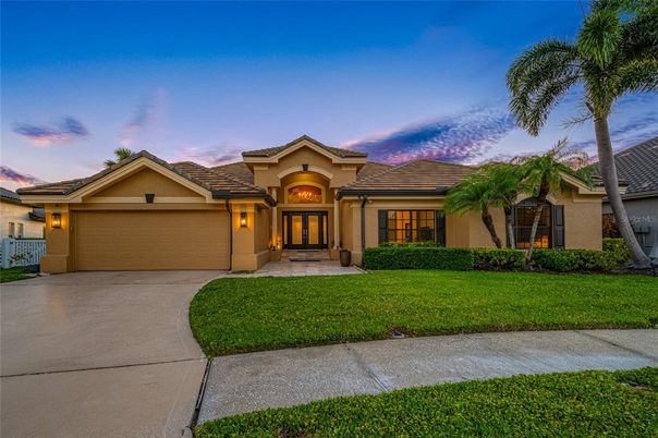 Attached, Backyard, Exterior, Facade, Mediterranean