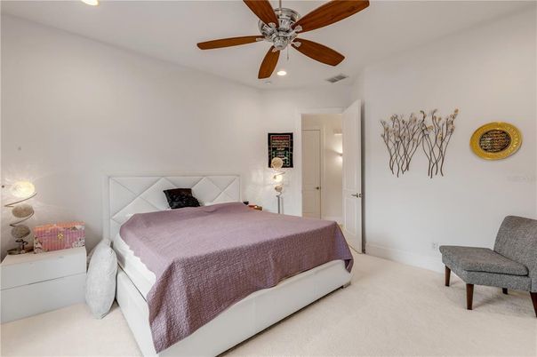 Bedroom, Interior, Recessed Lighting