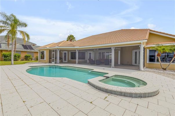 Exterior, Pool, Solar Panels