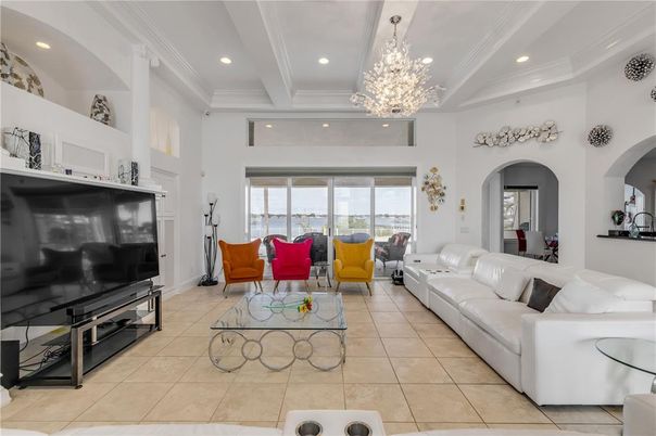 Chandelier, Interior, Living room, Recessed Lighting
