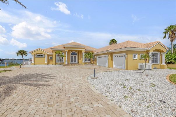 Attached, Backyard, Exterior, Facade, Mediterranean