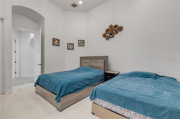 Bedroom, Interior, Recessed Lighting