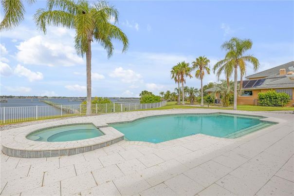 Exterior, Pool, Solar Panels