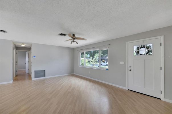 Empty room, Interior, Wood Texture Flooring