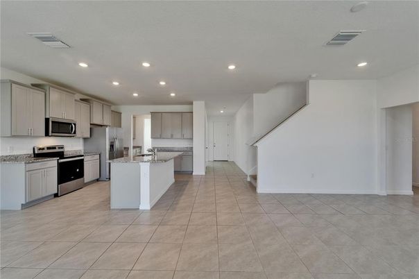 Interior, Kitchen, Recessed Lighting, Stainless Steel Appliances