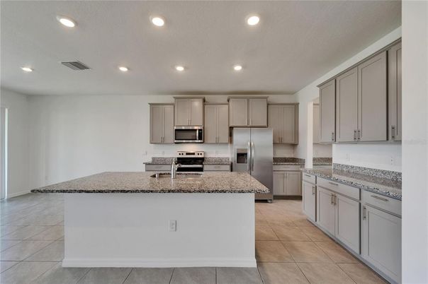 Interior, Kitchen, Recessed Lighting, Stainless Steel Appliances