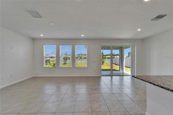 Empty room, Interior, Recessed Lighting