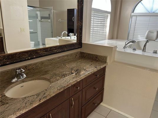 Bathroom, Dual Sink Vanities, Glass Shower, Interior