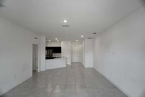 Empty room, Interior, Kitchen, Recessed Lighting