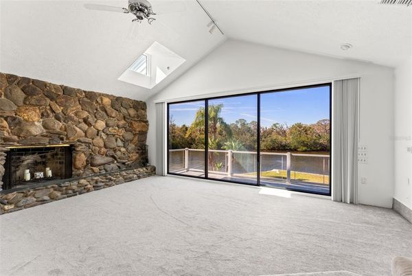 Empty room, Fireplace, Interior, Stone Walls