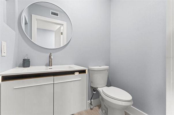 Bathroom, Interior, Wood Texture Flooring