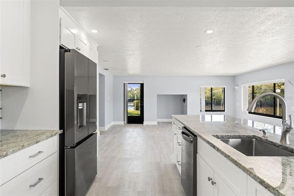 Interior, Kitchen, Recessed Lighting, Stainless Steel Appliances