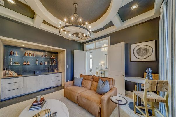 Interior, Living room, Pendant Lights, Recessed Lighting