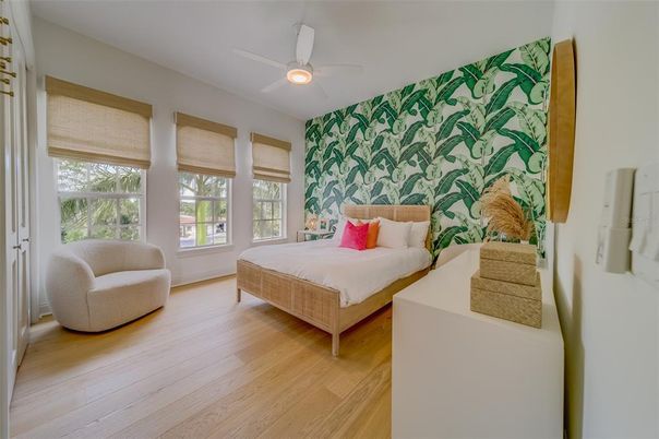 Bedroom, Interior, Wood Texture Flooring