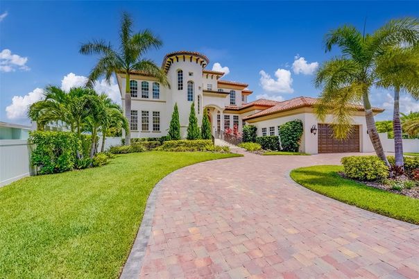 Attached, Backyard, Exterior, Facade, Mediterranean