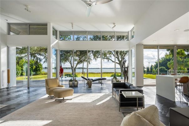 Interior, Living room, Sun Room, Water, Wood Texture Flooring