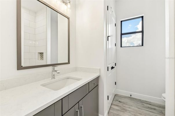 Bathroom, Interior, Wood Texture Flooring