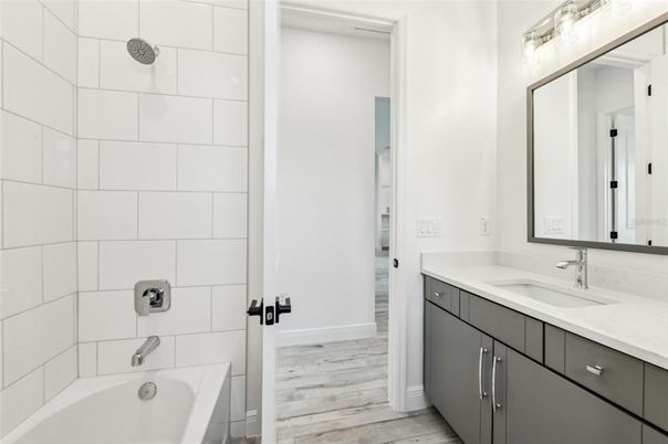 Bathroom, Interior, Wood Texture Flooring