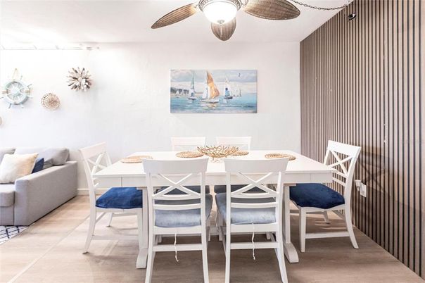 Dining room, Interior, Wood Texture Flooring