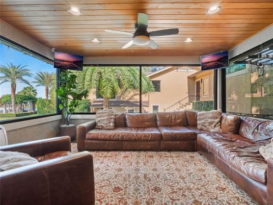 Interior, Living room, Recessed Lighting, Wooden Ceilings