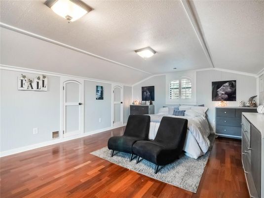 Bedroom, Interior, Wood Texture Flooring