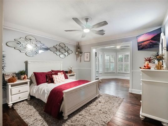 Bedroom, Interior, Wood Texture Flooring
