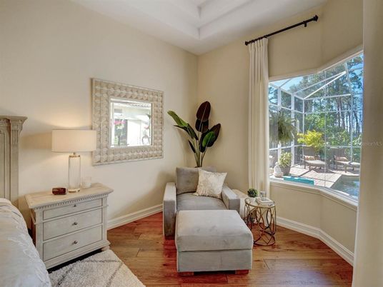 Interior, Sun Room, Wood Texture Flooring