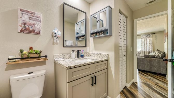 Bathroom, Interior, Wood Texture Flooring