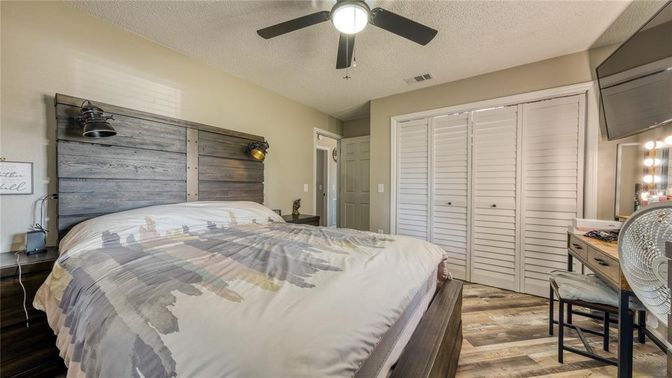 Bedroom, Interior, Wood Texture Flooring
