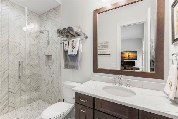 Bathroom, Glass Shower, Interior