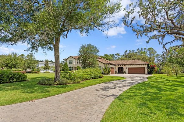 Attached, Backyard, Exterior, Facade, Mediterranean