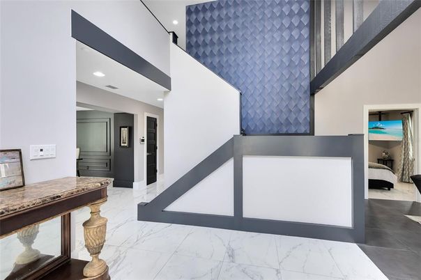 Interior, Marble, Recessed Lighting