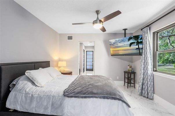 Bedroom, Interior, Marble