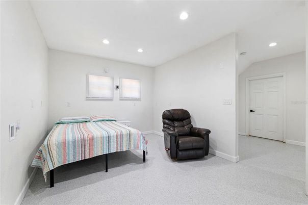 Bedroom, Interior, Recessed Lighting