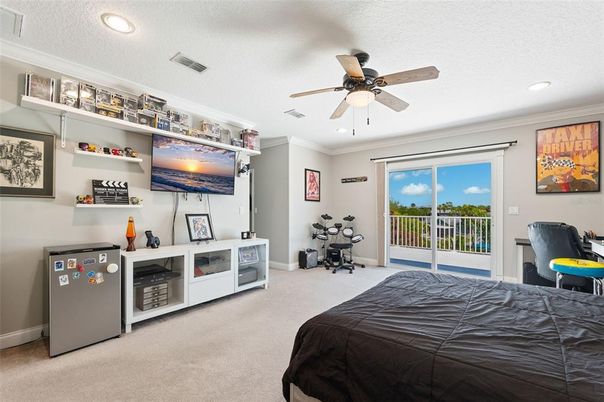 Bedroom, Interior, Recessed Lighting