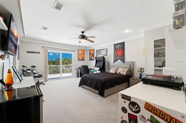 Bedroom, Interior, Recessed Lighting