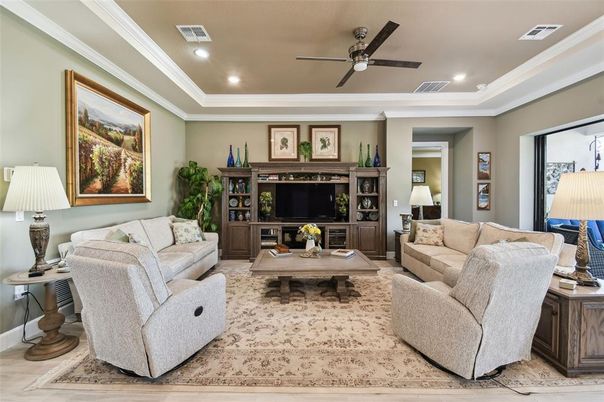 Interior, Living room, Recessed Lighting