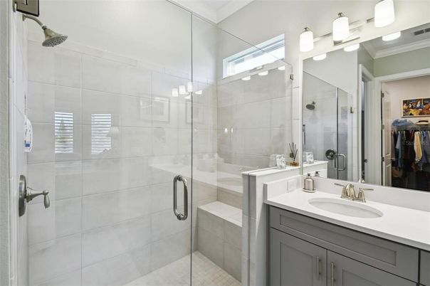 Bathroom, Glass Shower, Interior