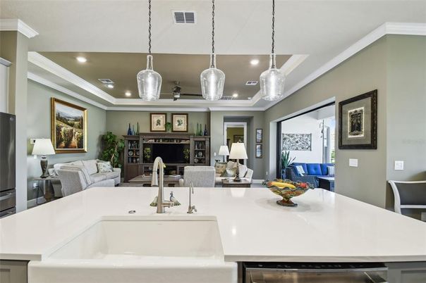 Interior, Kitchen, Living room, Pendant Lights, Recessed Lighting
