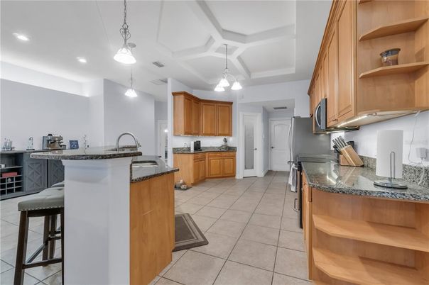 Interior, Kitchen, Pendant Lights, Recessed Lighting