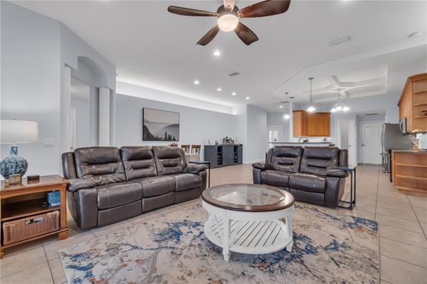 Interior, Kitchen, Living room, Pendant Lights, Recessed Lighting