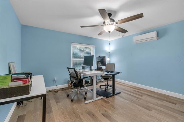 Home Office, Interior, Wood Texture Flooring